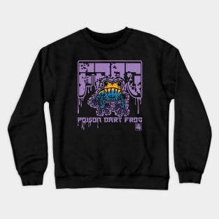 Poison dart frog - violet Crewneck Sweatshirt